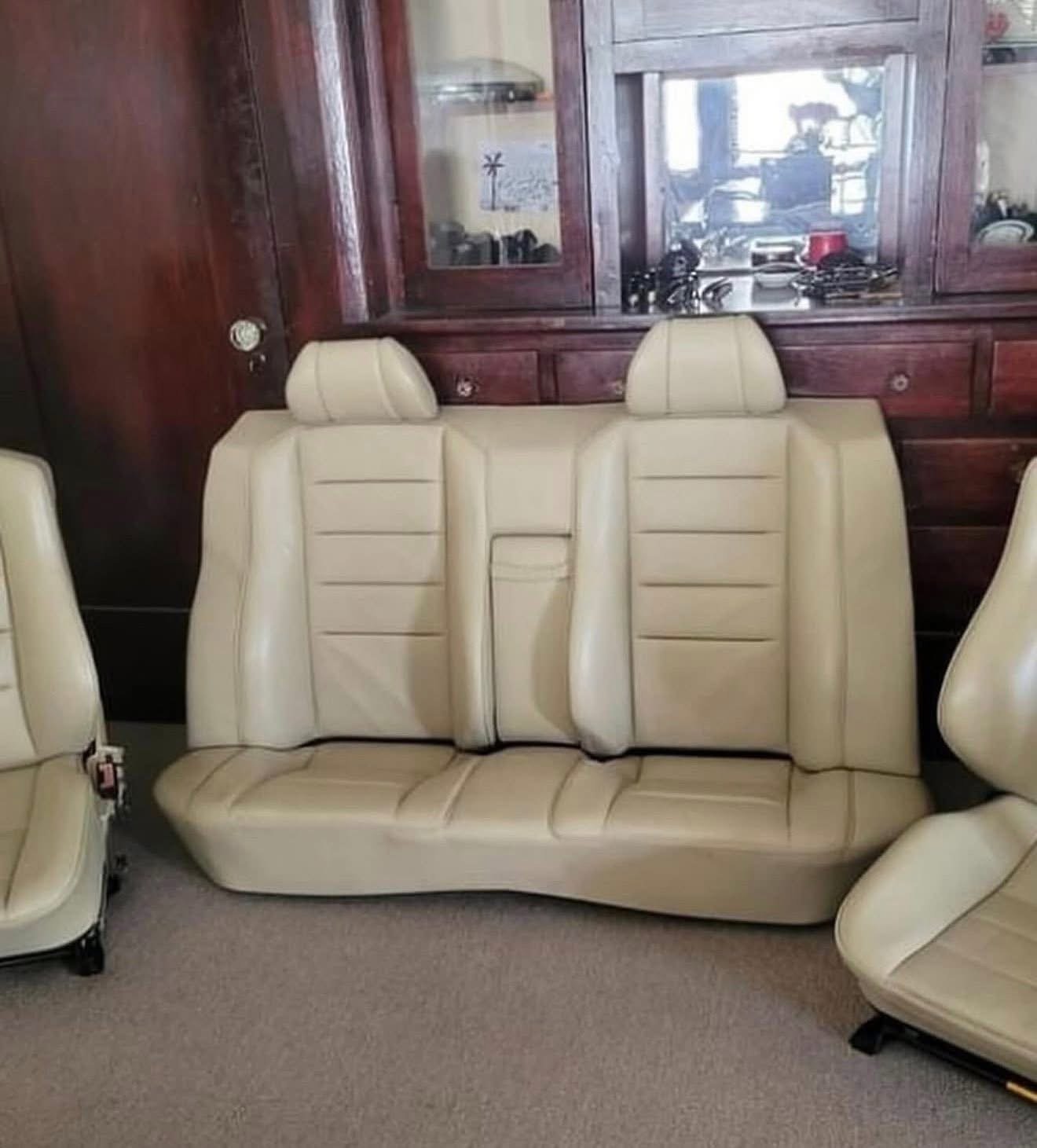 Très rare intérieur Recaro Sportline pour Mercedes 190E W201 Couleur : Tan / Bronzage – Pièce d’origine Mercedes-Benz - Image 10