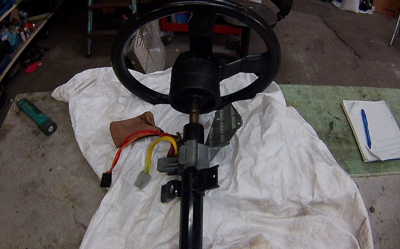 Colonne de direction complète + volant cuir Renault R5 B/C 40 S (R5 GT Turbo) - Image 6